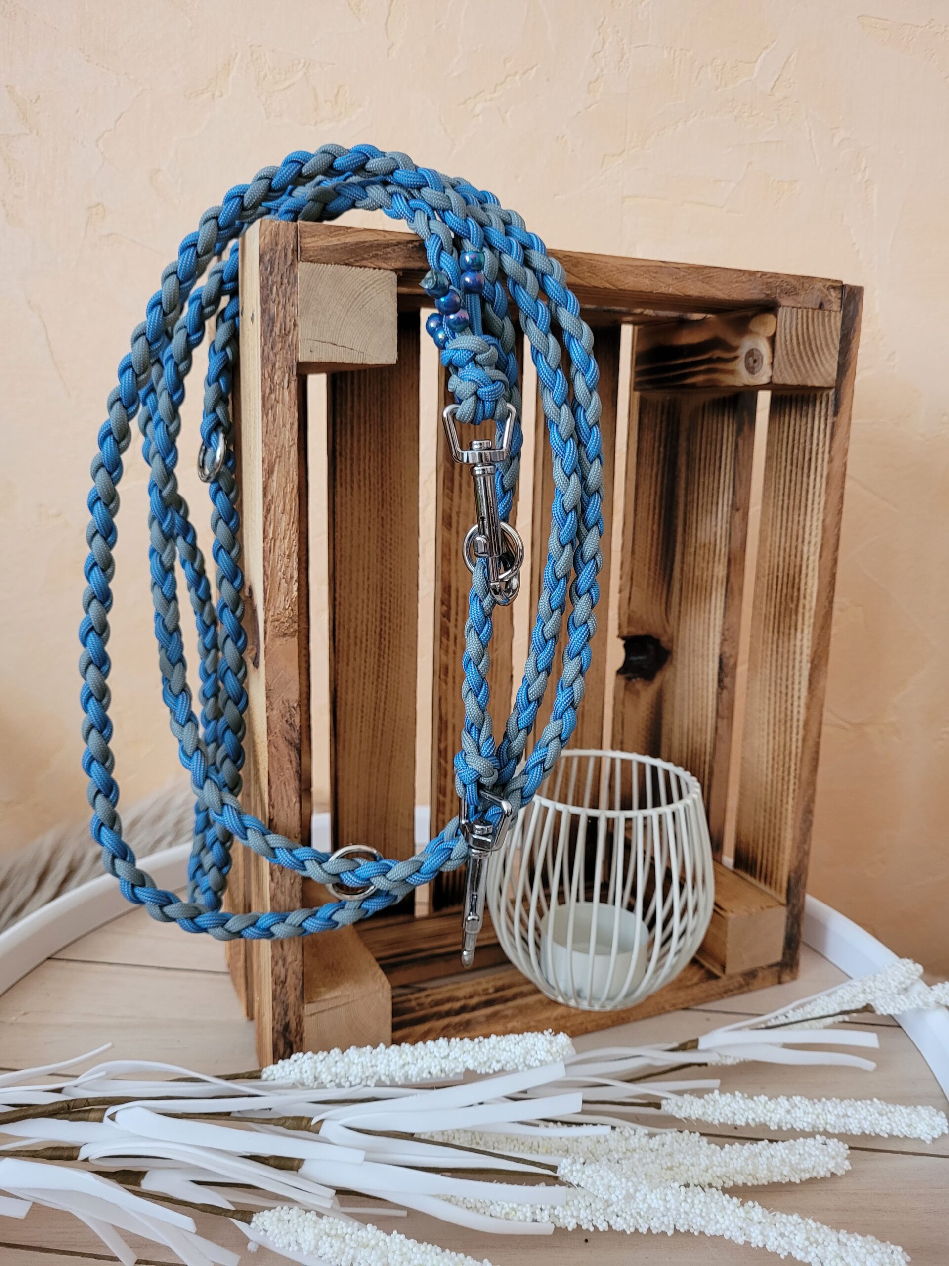 Leine mini 4fach rund dünn